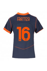 Inter Milan Davide Frattesi #16 Jalkapallovaatteet Naisten Kolmaspaita 2025-26 Lyhythihainen